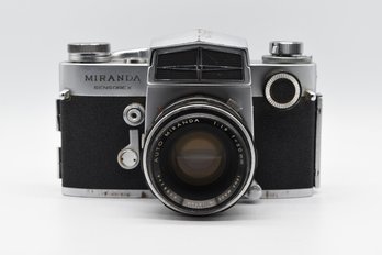 Miranda Sensorex Film Camera With 50mm Lens