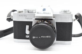 Bell & Howell Auto 35 Reflex QL Film Camera With Cannon 50mm Prime Lens