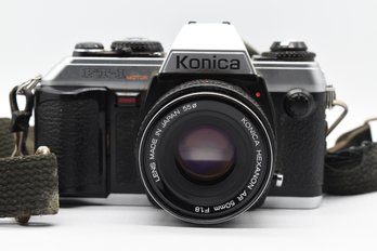 Konica FT-1 Motor Film Camera With Hexanon 50mm Lens