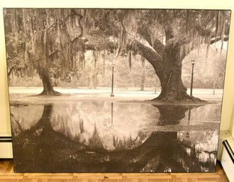 Scenic Black & White Giclee On Stretched Canvas