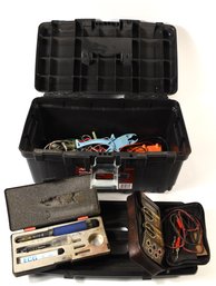 Husky Plastic Tool Box With Tools