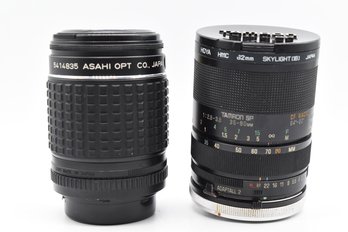 Asahi 135mm & Tamron Macro Camera Lens - 2 Total