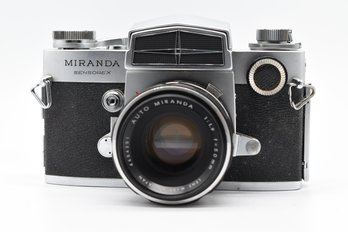 Miranda Sensorex Film Camera With 50mm Lens & Leather Case