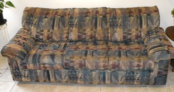 Home Rooms By England Corsair Floral Pull Out Sofa Couch With Full Size Matteress