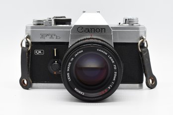 Canon FTb Film Camera With 50mm FD Lens