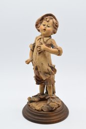 Giuseppe Armani Singing Boy Capodimonte Figurine