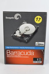 Seagate Barracuda Desktop PC Hard Drive 7200RPM 1TB Sata - New In Box