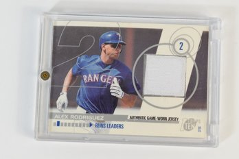 Alex Rodriguez Game Used Memorabilia Trading Baseball Card