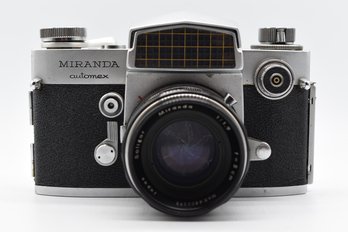 Miranda Automex Film Camera No.615461 With Soligor 50mm Lens