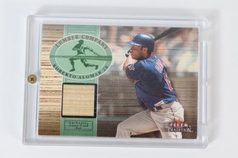 Roberto Alomar Game Used Memorabilia MLB Trading Baseball Card