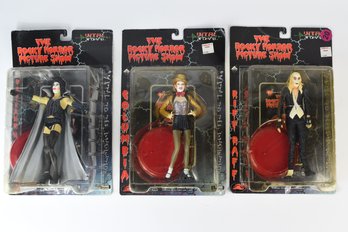 Rocky Horror Picture Show RIFF RAFF COLUMBIA DR FRANK N FURTER Action Figures - 3 Total