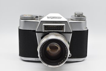 Voigtlander Bessamatic SLR Film Camera With Septon 50mm Lens