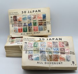 Large Lot Of Assorted Cancelled Japanese Stamps - Lot #1