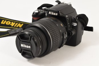 Nikon D60 DSLR Camera W/ Nikkor AF-s DX 18-55mm Lens