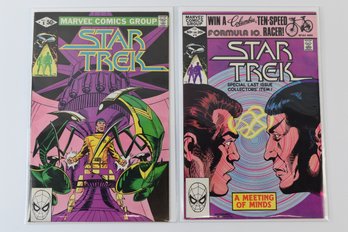 Marvel Comics Group Star Trek #18 & #8 Comic Books - 2 Total