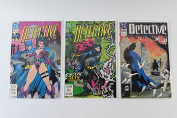 DC Detective Comics #610 #646 #653 Comic Books - 3 Total