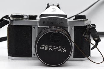 Honeywell Pentax H1a Film Camera No. 590909 With Super-Takumar 55mm Lens