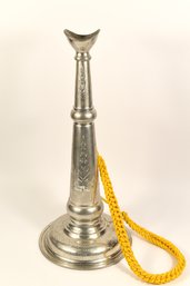 Monogrammed Fireman's Trumpet Made Of Pewter