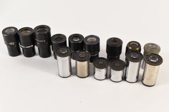 Lot Of Eyepieces Bausch & Lomb Swift & Others - 15 Total