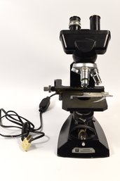 Vickers Instruments Vintage Microscope With 3 Objectives