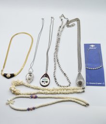 8 Pieces Womans Necklaces 14'-22'