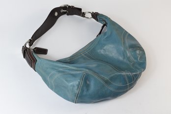 Coach Turquoise Woman's Handbag Pocketbook