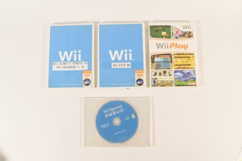 Nintendo Wii Video Games - Wii Play Fifa 08 Wii Sports Disney's Pirates Of The Caribbean - 4 Total