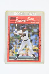 ERROR CARD - DONRUSS 90 Sammy Sosa White Sox MLB Trading Baseball Car