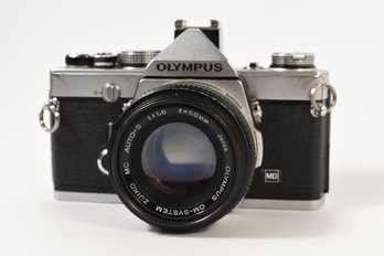 Olympus OM-1 Film Camera With 50mm Lens