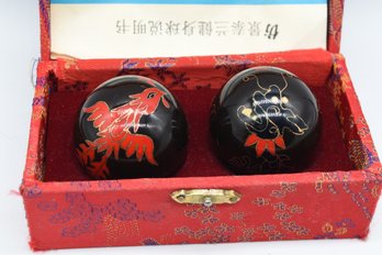 Dragon Themed Oriental Chime Balls 2' - 2 Total