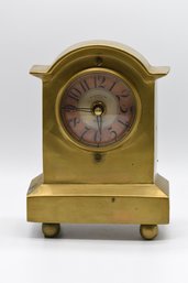 TimeWorks Inc. Clock Company Berkeley California Series 1906 Brass Mantel Clock