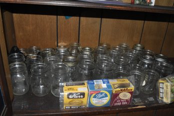 Lot Of Assorted Mason Jars - 40pcs Total