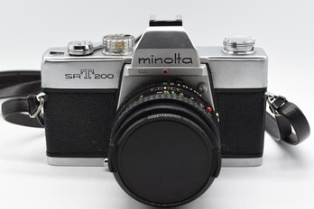 Minolta Srt-200 Vintage Film Camera With Rokkor-X 50mm Lens