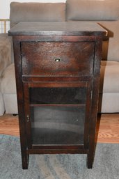 Small Wood Stoage Cabinet With Door