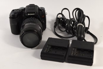 Sony Alpha DSLR-A100 Camera With Minotla Lens