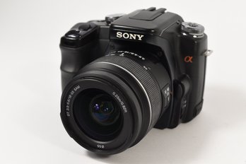 Sony Alpha Model No. DSLR-A100 W/ 18-55mm Lens