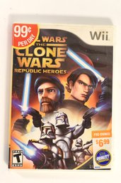 Nintendo Wii Video Game STAR WARS The Clone Wars Republic Heros