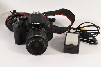 Canon EOS Rebel T4i DSLR Camera With 18-55mm Lens W/ Charger