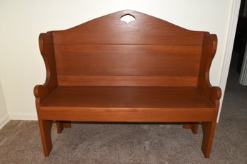 Rock Maple Wood Bench