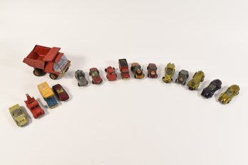 Vintage Johnny Lightening PlayArt Husky Gorgi Juniors Die Cast Cars - 16 Total