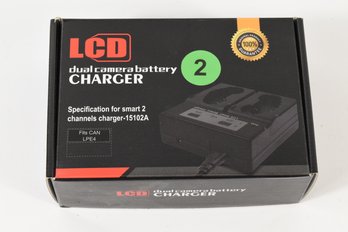 Dual Camera Battery Charger Fits Canon LPE4