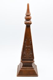 Carved Wooden Obelisk