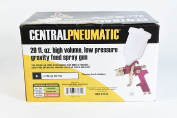 Central Pneumatic 20fl Oz HVLP Paint Spray Gun