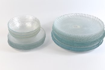 Glass Plates & Bowls - Over 15pcs Total