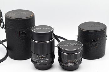 Asahi Takumar Camera Lens - 2 Total