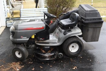 Sears Craftsman Ride On Lawn Mower Tractor LT2000 Kohler Pro 17 OHV With Large Mulch Bins