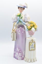 'ROSE' The 2001 Albee Award AVON Porcelain Figurine Hand Painted Made In Japan