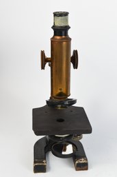 Antique Brass Spencer Monocular Microscope  - No Objectives