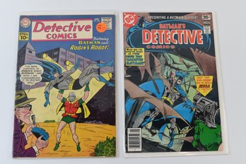 DC Detective Comics #290 & #477 Comic Books - 2 Total