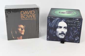 David Bowie 'A New Career In A New Town'& George Harrison 'The Dark Horse Years' CD Sets